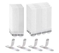 Ujjdwiurgh 20 Paires (40 Bandes) de Bandes Adhésives Résistantes à l'eau pour Suspension de Cadre 19x92 mm