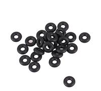 Ujjdwiurgh 20 PièCes 5,6 Mm de DiamèTre 1,8 Mm D'éPaisseur Rondelles en Caoutchouc de Joint Torique en Caoutchouc Noir