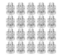 Ujjdwiurgh 20 Pièces Connecteur de de Serrage à Boulon Fendu Connecteur de Clôture Électrique en Alliage D'Aluminium pour Clôture Électrique Multiple