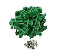 Ujjdwiurgh 20 PièCes DRG-01 PCB pour DIN 35 sur Rail Support de Adaptateur Circuit Imprimé Support de Support Clips de Transport Connecteurs