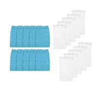 Ujjdwiurgh 20 Pièces Filtre D'Écumoire de Piscine Chaussette D'Écumoire de Piscine Paniers de Filtre Réutilisables Nettoyant Réseau Équipement de Nettoyage de Piscine
