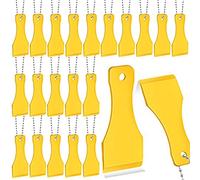 Ujjdwiurgh 20 PièCes Plastique Grattoir Outil Porte-CléS Loterie Ticket Scratcher Outil Porte-CléS Grattoir pour Loterie Tcket Scratcher Porte-CléS