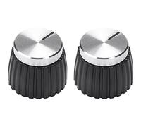 Ujjdwiurgh 20 PièCes SéRies Amplificateur de Guitare Amplificateur Pousser sur les Boutons D'Ajustement Capuchon en Aluminium Haut Convient Aux Pots de DiamèTre 6 Mm Amplificateurs pour