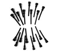 Ujjdwiurgh 20 PièCes SéRies Noir PC Ventilateur Vis en Caoutchouc Amortissement Nail Vibration Amortissement Silicone Vis Pin Pin Rivet