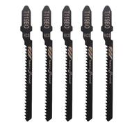 Ujjdwiurgh 20 PièCes T119BO Ensemble de Lames de Scie Sauteuse À DéFilement À Tige en T Assorties de 12 Dents par Pouce pour la Coupe de PréCision Du Bois