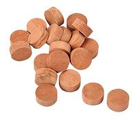 Ujjdwiurgh 20 Pièces Tapis de Liège Saxophone Trompette Cornet Eau Clé Crache Valeur Tampons en Liège pour les Pièces en Laiton Instrument Réparation Accessoires 20 Pièces (Brun Clair)