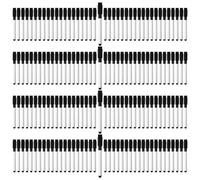Ujjdwiurgh 200 Marqueurs Magnétiques Effaçables à Sec pour Tableau Blanc à Pointe Fine avec Capuchon de Gomme, pour L'École, le Bureau et (Noir) de Haute Qualité