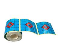 Ujjdwiurgh 200Pcs/Roll Cibles Papier AdhéSif Cibles ÉClaboussures Autocollants RéActifs pour Tir à l'arc Arc Chasse Pratique Autocollants