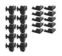 Ujjdwiurgh 20PCS Inserts de Supports pour Étagère en Plastique PP Injecté, Robuste et Solide, pour Unité de Rayonnage Lourd.