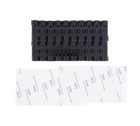 Ujjdwiurgh 20PCS/Lot de Fixation Pince Clip de de Bureau Éliminer Des Clips Titulaires de Pinces Câble Clip Peripherique Câble USB Clips Titulaire Organisateur (Noir)