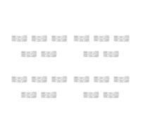 Ujjdwiurgh 20PCS/Lot de Fixation Pince Clip de de Bureau Éliminer Des Clips Titulaires de Pinces Câble Clip Peripherique Câble USB Clips Titulaire Organisateur (Couleur Transparente)