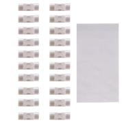 Ujjdwiurgh 20PCS/Lot de Fixation Pince Clip de de Bureau Éliminer Des Clips Titulaires de Pinces Câble Clip Peripherique Câble USB Clips Titulaire Organisateur (Blanc)