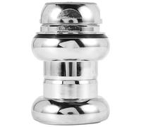 Ujjdwiurgh 22.2Mm Casque de VéLo 1 Pouce à Engrenage Fixe de Course de Casque de VéLo Roulement à Pignon Fixe VéLo de Route en Alliage D'Aluminium Casque, Argent