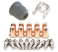 Ujjdwiurgh 22 pièces -60 PT-60-40 PT40 Plasma Cutting Torch Electrode Protection Cover Holder