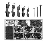 Ujjdwiurgh 220 Cintres pour Photos, Kit de Suspension pour Photos de 5 Tailles, Cintres pour Cadres Photo, Kit de Suspension pour Photos, Toile, Miroir