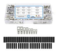 Ujjdwiurgh 220Piece Lug Tube en Cuivre Étamé Joint de Cosse Connecteurs de de Batterie Câble Serti SC4-SC25