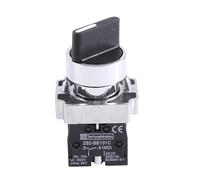 Ujjdwiurgh 22mm verrouillage 2 N° 3 - Position selecteur rotatif selectionnez noir ZB2-BE101C