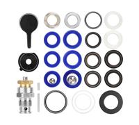 Ujjdwiurgh 235014 Valve de Vidange de Valve de Pulvérisation Principale 244194 Kit D'Emballage de Réparation de Pompe Pulvérisateur de Peinture Sans Air de Rechange Métal + Caoutchouc 1 Ensemble