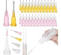 Ujjdwiurgh 24 Bouchons Applicateurs de Précision pour Bouteille de Peinture Acrylique, Applicateur de Peinture de Voiture pour Projet de Peinture Acrylique d'art