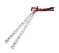 Ujjdwiurgh 24 LED Châssis Lumière Métal LED Bande 6 V pour 1/10 1/8 RC Voiture Chenille, Pièces Rouges Accessoires 1 Pièce