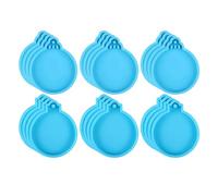 Ujjdwiurgh 24 Moules en RéSine 2 Styles Ronds en Silicone éPoxy, Moules de Moulage avec Corde, Moule D'Ornement de NoëL (Bleu)