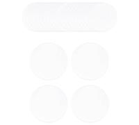 Ujjdwiurgh 24 PièCes 3 Pouces Acrylique Porte-CléS Blancs Cercles Disque Clair Ornements Blancs avec Trous Cercle Disques pour Bricolage Porte-CléS