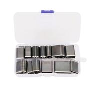 Ujjdwiurgh 24 PièCes Matrices de Coupe en Cuir Ensemble Trou Creux PoinçOn Coupeur Bricolage Kit D'Outils Court Ceinture en Cuir Outil de Forage Ovale Rond Carré