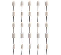 Ujjdwiurgh 25 PièCes Ensemble 1/8 Pouce Feutre Polissage Points de Polissage MontéS Imitation Laine pour Outil Rotatif