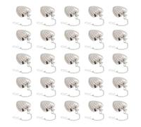 Ujjdwiurgh 25 PièCes Passoire à Thé en Acier Inoxydable Boule à Thé Infuseur en Vrac, Crochet de ChaîNe Allongé pour Assaisonnements Tasse Bouteille Faveurs de FêTe