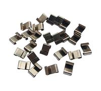 Ujjdwiurgh 25 PièCes SéRies en Acier Inoxydable de Type Z-Lap Clips de Vitrage Une Effet de Serre Clips de Fournitures de Jardin