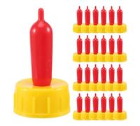 Ujjdwiurgh 25 Pièces Séries Tétines Pritchard pour Allaiter Les Agneaux et Les Chevreaux