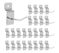 Ujjdwiurgh 25 X Single Hook Pin Shop Display Fitting Hanger Cintre 50Mm