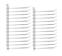 Ujjdwiurgh 25 X Single Hook Pin Shop Display Fitting Hanger Hanger 200Mm