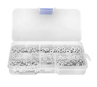 Ujjdwiurgh 250 Kit D'assortiment D'ÉCrou Hexagonal En Acier Au M1.6 M2 M2.5 M3 En Acier Au