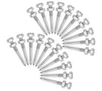 Ujjdwiurgh 26 Pièces Chaussures Pointes pour Aérateur de Glace Chaussures Pointes pour Femmes Aérateur de Pelouse Chaussures Pointes Argent Chaussures de Pelouse Pointes Métal