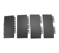 Ujjdwiurgh 26 Pièces Intercalaires pour Disques Vinyles Intercalaires Alphabétiques DVD Séparateurs Alphabétiques Organisateur de Disques Vinyles avec Alphabet