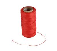 Ujjdwiurgh 260M 150D 1MM Couture en Cuir Cire CiréE Aiguille À la Main Cordon Artisanat BRICOLAGE Nouvelle Couleur: Rouge