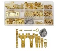 Ujjdwiurgh 282 Pièces de Crochets Photo en Métal pour Cadre Photo, Accessoires de à Suspendre, Kit de Suspension Murale Multifonction pour Horloge