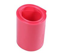Ujjdwiurgh 2M 50mm Largeur PVC thermoretractable Tube Rouge pour 2 x 18650 Batterie