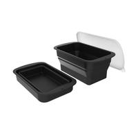 Ujjdwiurgh 2PC Moule à Blocs de Glace Extra Large pour Bain de Glace Baignoire Plongée Froide Refroidisseur Refroidisseur Pliable Empilable SiliconeMold Bac à Glaçons Facile à Utiliser, A