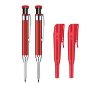 Ujjdwiurgh 2pcs 2,8 mm en Métal Carpentier Mécanique Crayon de Poche Du Support de Poche Du Support de Trous Profond Outil
