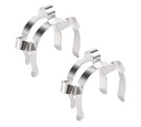 Ujjdwiurgh 2pcs 24# Clip en acier inoxydable Keck Clamp pour 24/29 24/40 glass ground joint