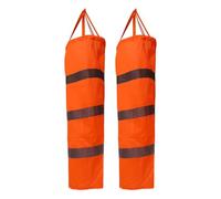 Ujjdwiurgh 2Pcs 30 Pouces Windsock Wind Direction Mesure Du Sac de Chaussettes avec Ceinture Réfléchissante pour L'Extérieur de L'Aéroport de la Ferme et Du Parc