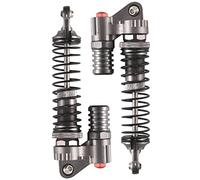 Ujjdwiurgh 2Pcs Amortisseur De L'alliage D'aluminium 90Mm Amortit pour Le Camion De Scx10 D90 De Rampeurs De Rc D'ÉChelle De Rc