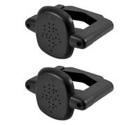 Ujjdwiurgh 2pcs Baby Gate Banister Adaptors Universal Escalier Mountting Kit Black No Drill Accessoires