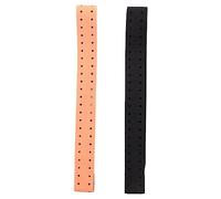 Ujjdwiurgh 2Pcs Brassard de Remplacement RéGlable et Respirant Bande de Sangle Souple pour Moniteur de FréQuence Cardiaque - (Noir + Orange)