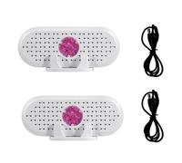 Ujjdwiurgh 2PCS Déshumidificateurs pour Placard Mini Absorbeurs Déshumidificateur Portable D'Intérieur pour Espaces Clos Armoire et Placard