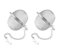 Ujjdwiurgh 2PCS Pratique Boule a The Tea Epices Infuser Filtr