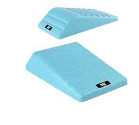 Ujjdwiurgh 2pcs Veau Soulevant Un Bloc de Cale de Squat Non Glissement Professionnel de la Rampe de Rampe pour Équipement de Yoga Bleu Clair