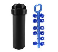 Ujjdwiurgh 3/4 Pouces Filetage Arroseur Escamotable EntraîNement par Engrenage TêTe D'Arroseur de Pelouse ModèLe de Cercle Partiel 40°-360°RéGlable